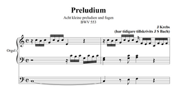 2-37 BWV 553 JSB  Preludium C