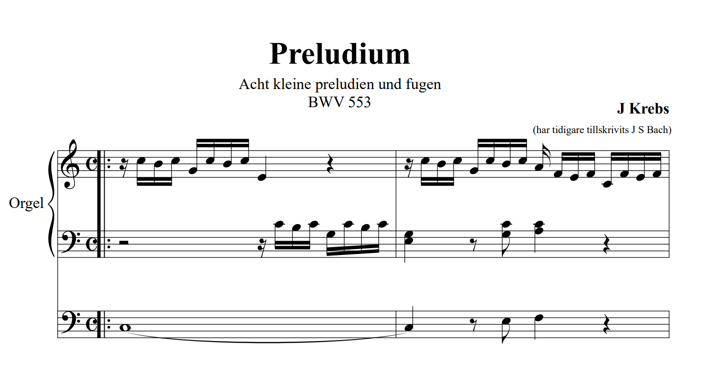 4-03 BWV 553 JSB Preludium
