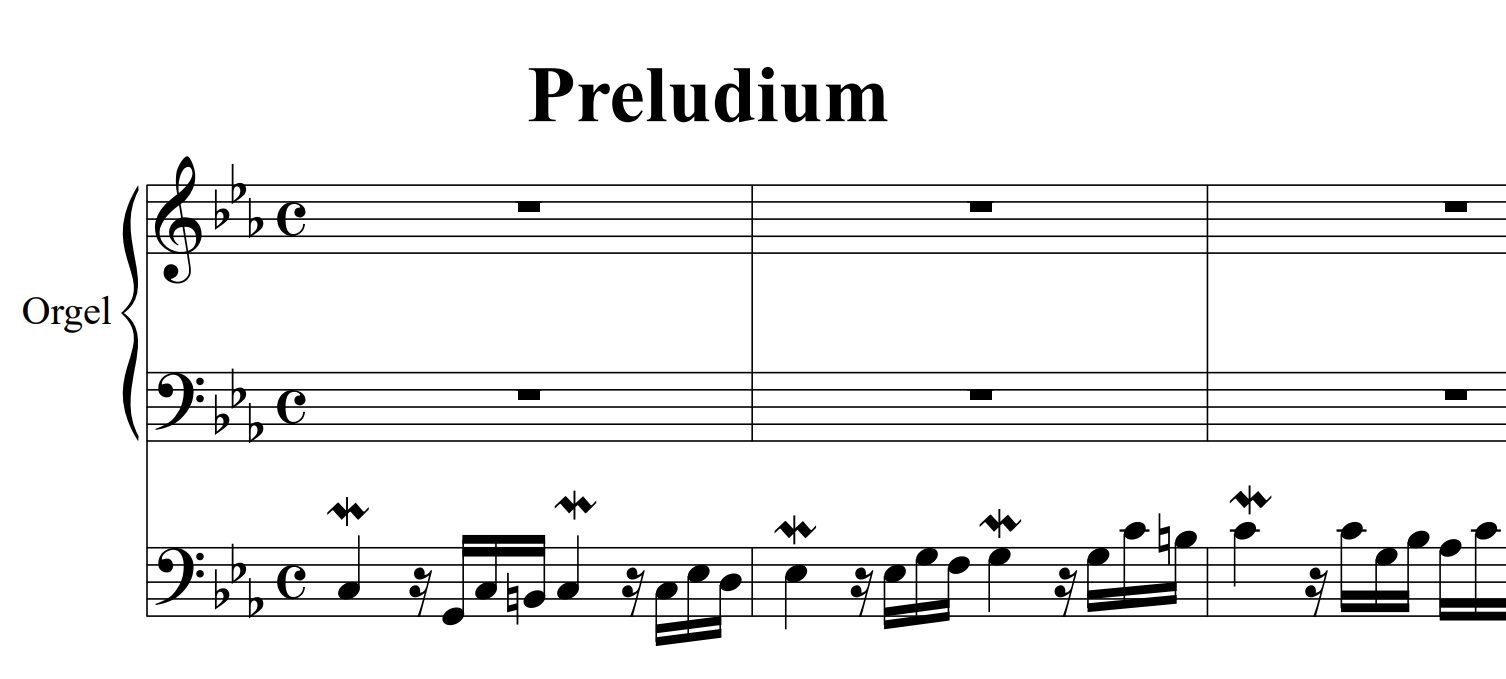 4-40 BWV 549 Preludium
